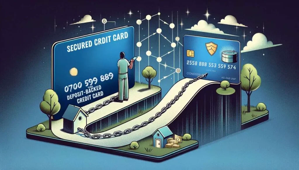 transition from a secured to an unsecured credit card
