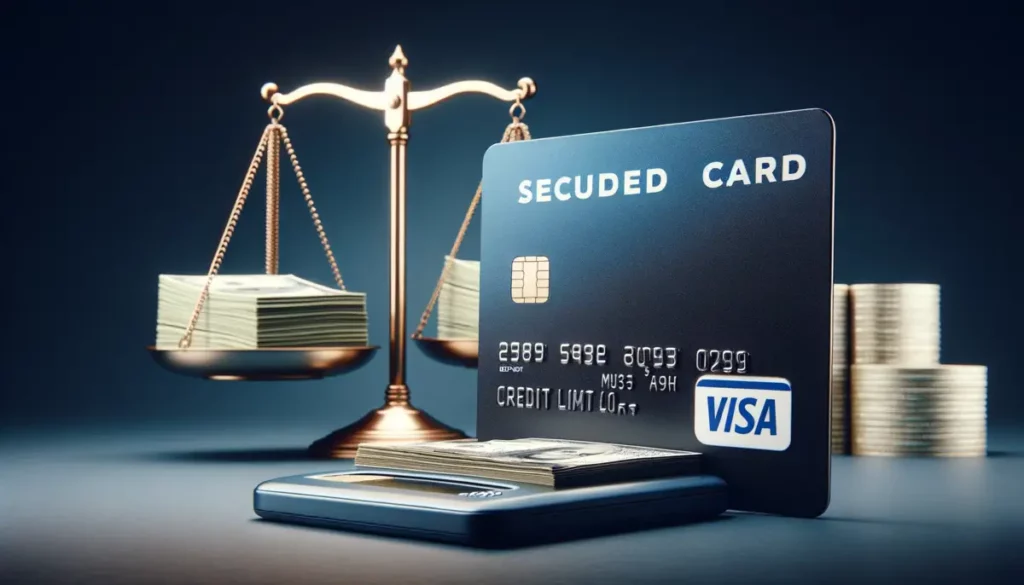 secured card collateral in relation to secured credit cards